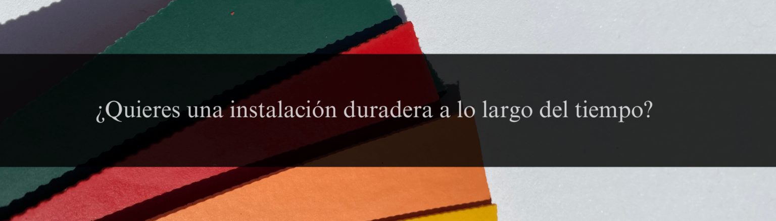 Servicio de instalación de PVC