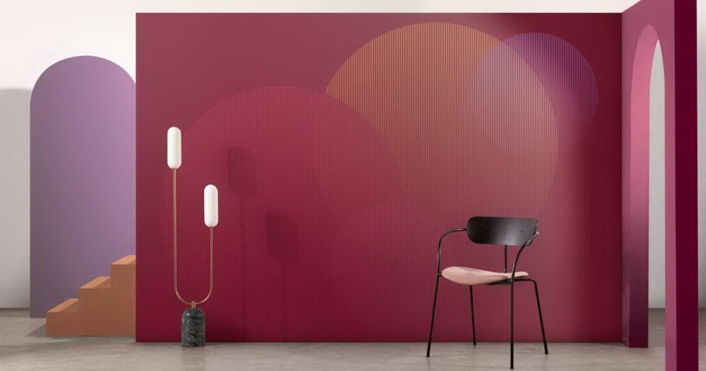 Papel vinílico Viva Magenta